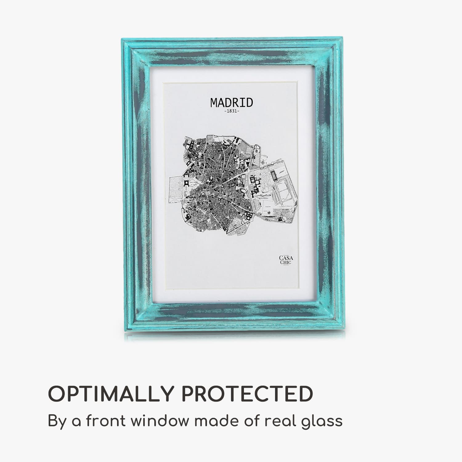 Casa Chic Lancaster, rám na obrázky, obdĺžnikový, fotky 17 x 12 cm, pasparta, drevo – Obrázok 4