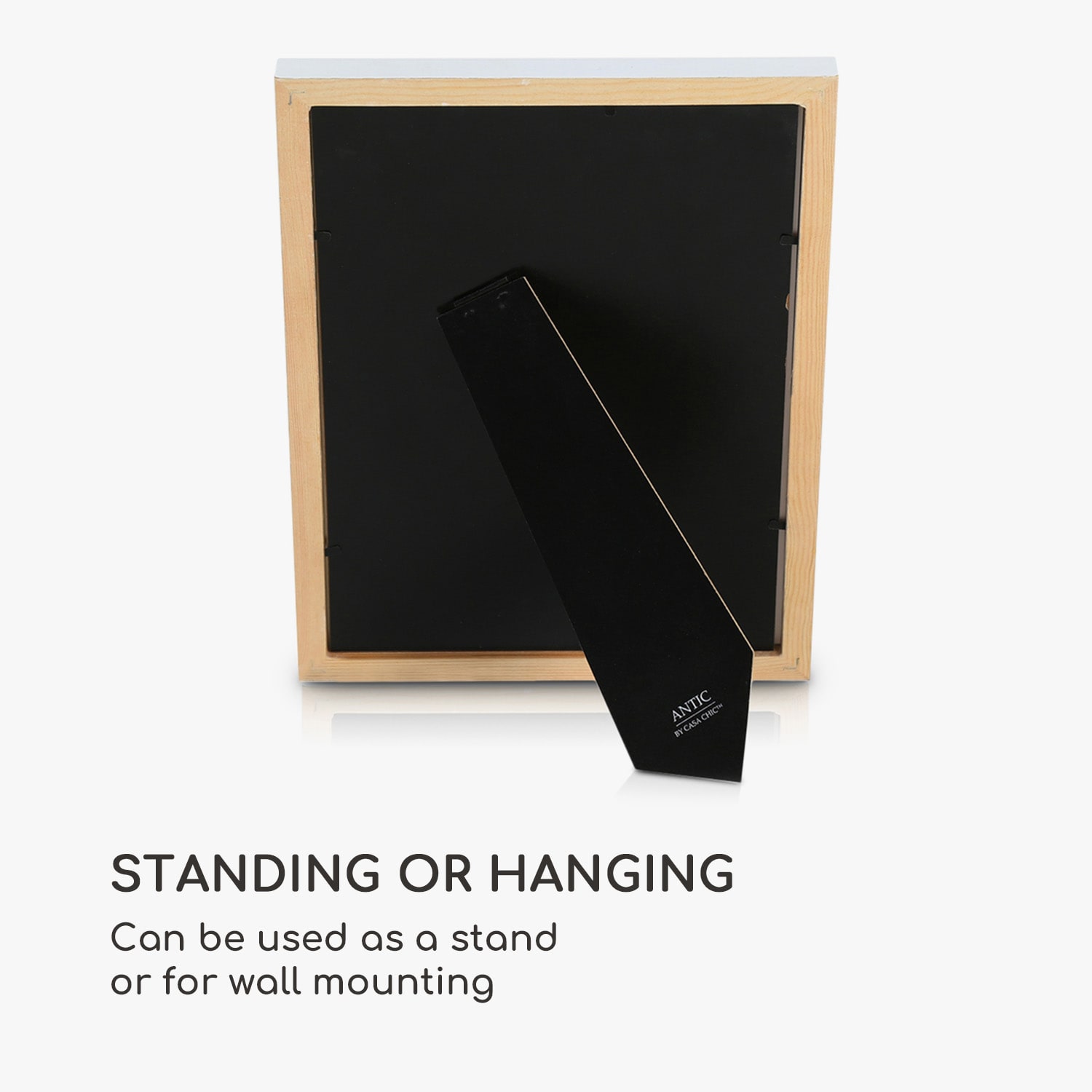 Casa Chic Lancaster, rám na obrázky, obdĺžnikový, DIN A4 fotky, pasparta, drevo – Obrázok 5