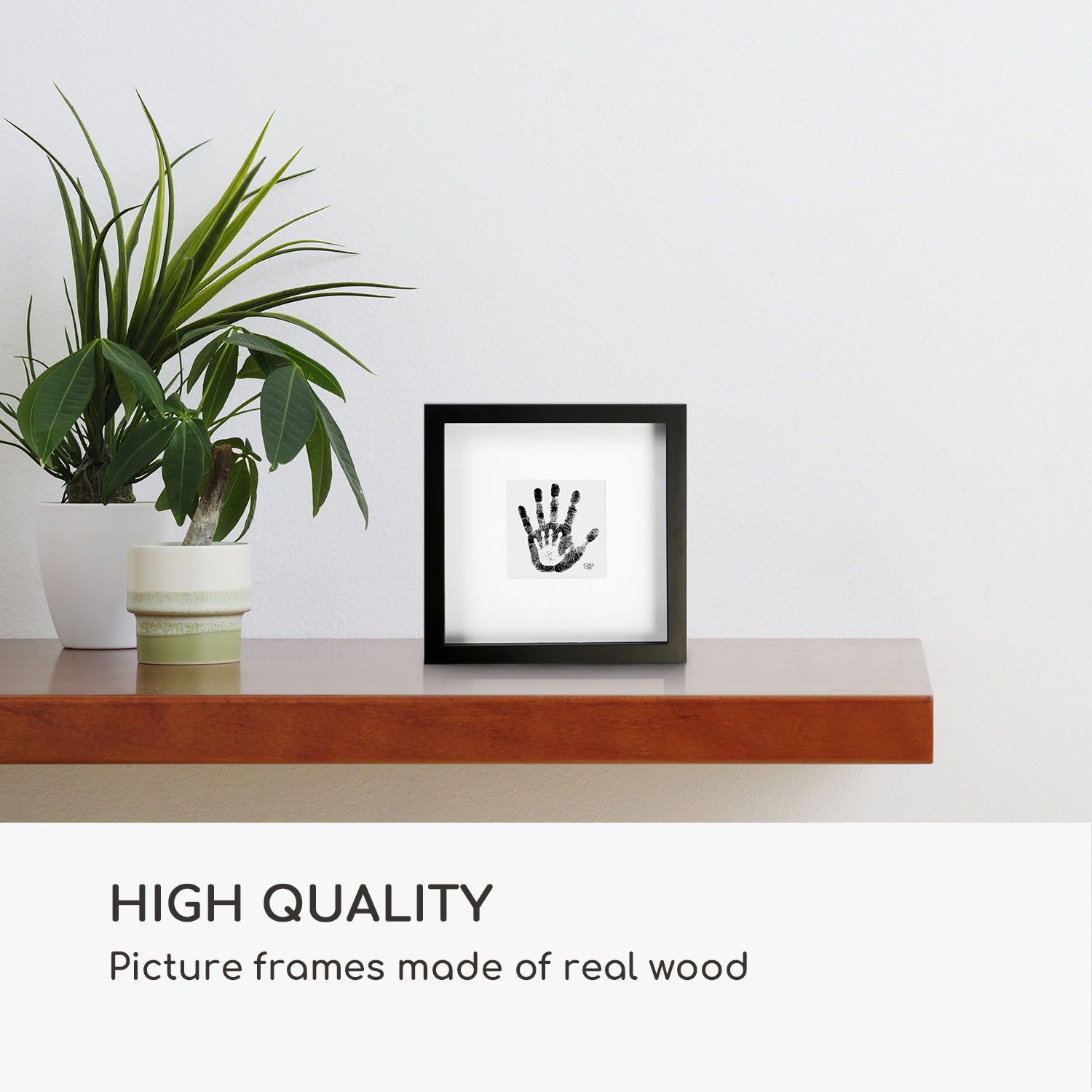 Casa Chic Camden, rám na obrázky, 23 x 23 cm a 10 x 10 cm, pasparta, pravé drevo – Obrázok 3