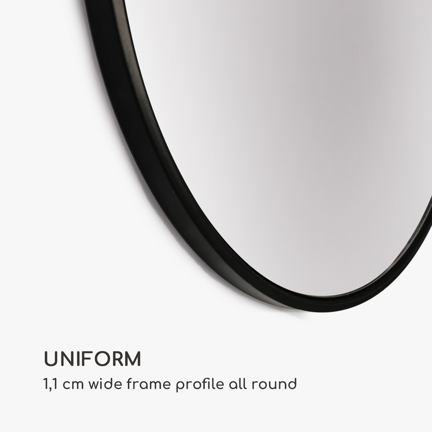 Casa Chic Fournier Nástenné zrkadlo s kovovým rámom okrúhle Ø 80 cm – Obrázok 5