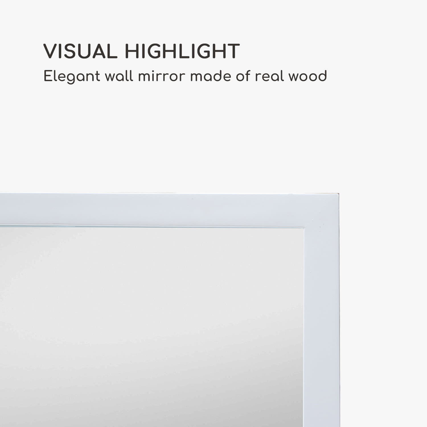 Casa Chic Arsenal, nástenné zrkadlo, pravé drevo, obdĺžnikové 90 x 60 cm – Obrázok 4