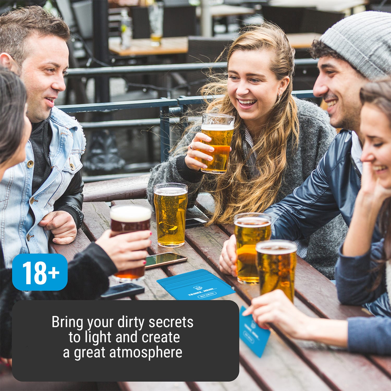 Spielehelden Trinke wenn... Blaue Edition Hra na pitie 100+ otázok Počet hráčov: 2+ Vek: od 18 – Obrázok 2