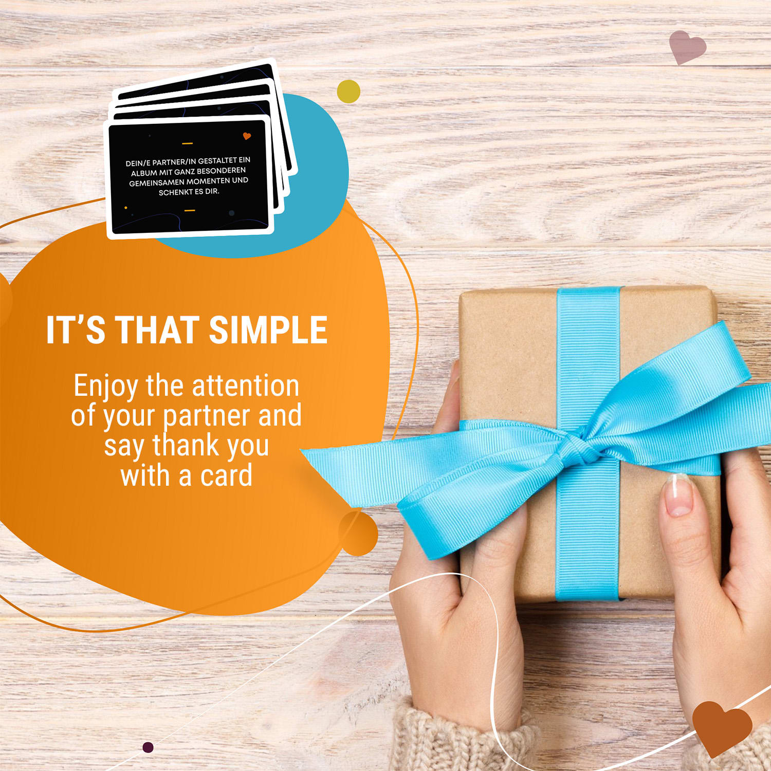 Spielehelden Ďakovné karty pre páry Kartová hra 55 kreatívnych, romantických nápadov – Obrázok 3
