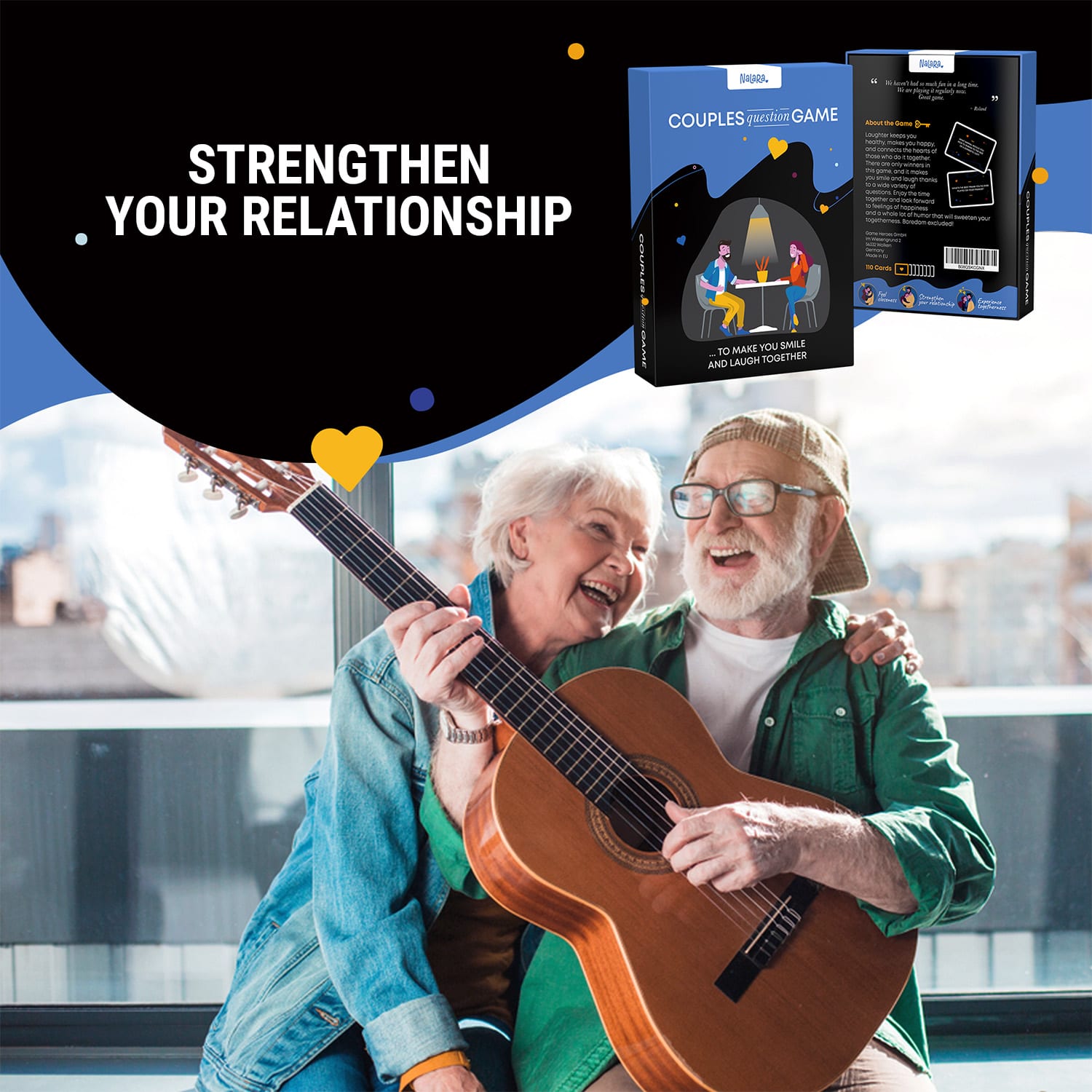 Spielehelden Couples Question Game ...aby ste sa spolu zabávali a smiali Kartová hra v anglickom jazyku – Obrázok 2