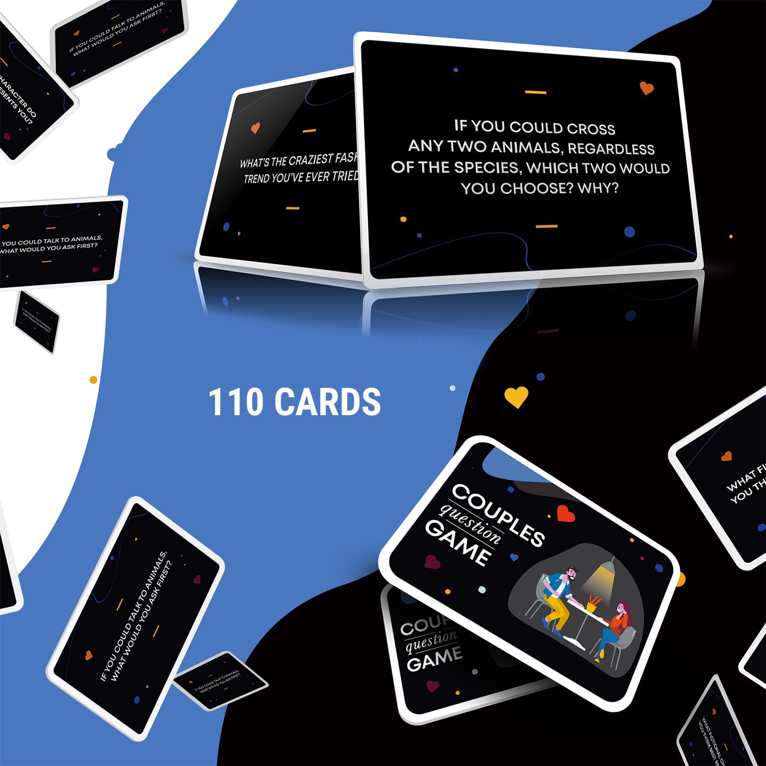 Spielehelden Couples Question Game ...aby ste sa spolu zabávali a smiali Kartová hra v anglickom jazyku – Obrázok 3