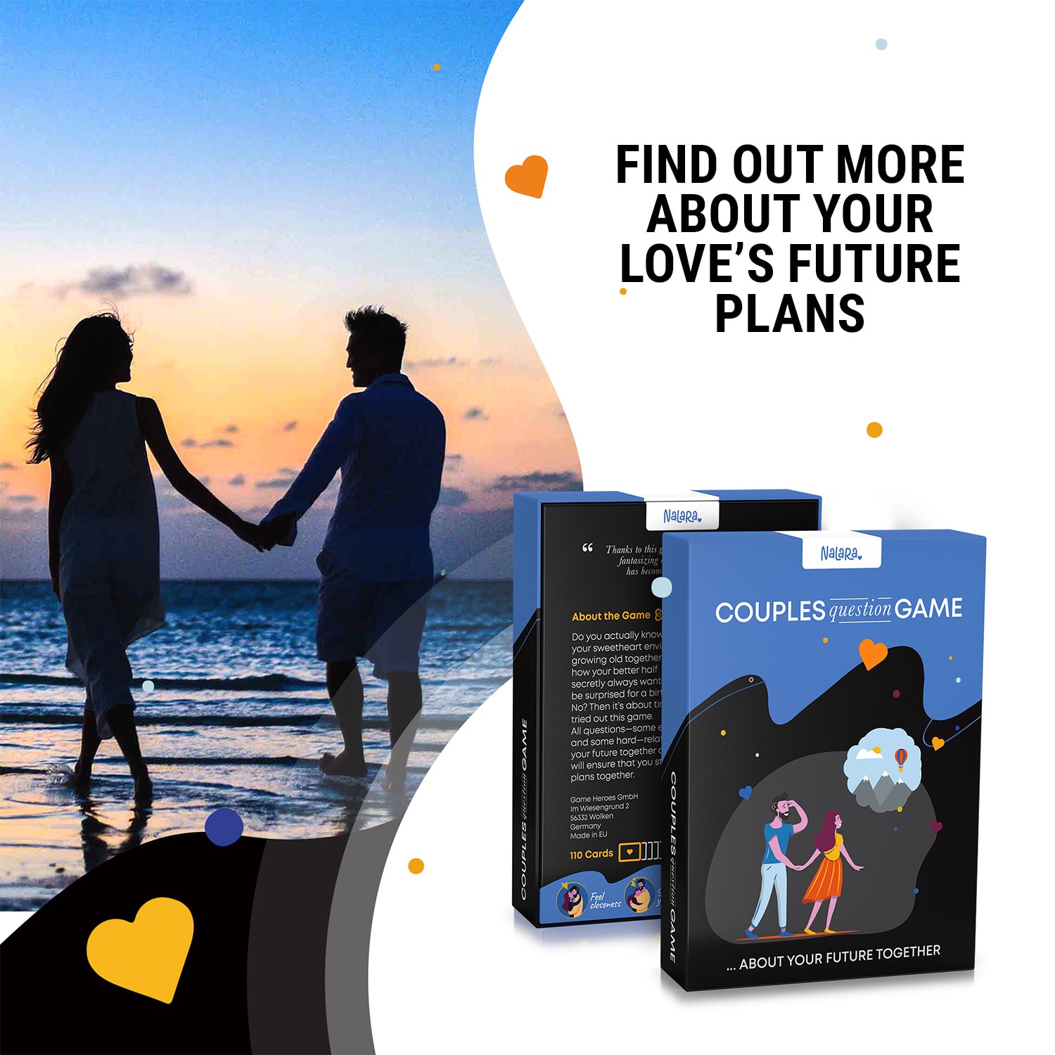 Spielehelden Couples Question Game ...o spoločnej budúcnosti 100 vzrušujúcich otázok v anglickom jazyku – Obrázok 5