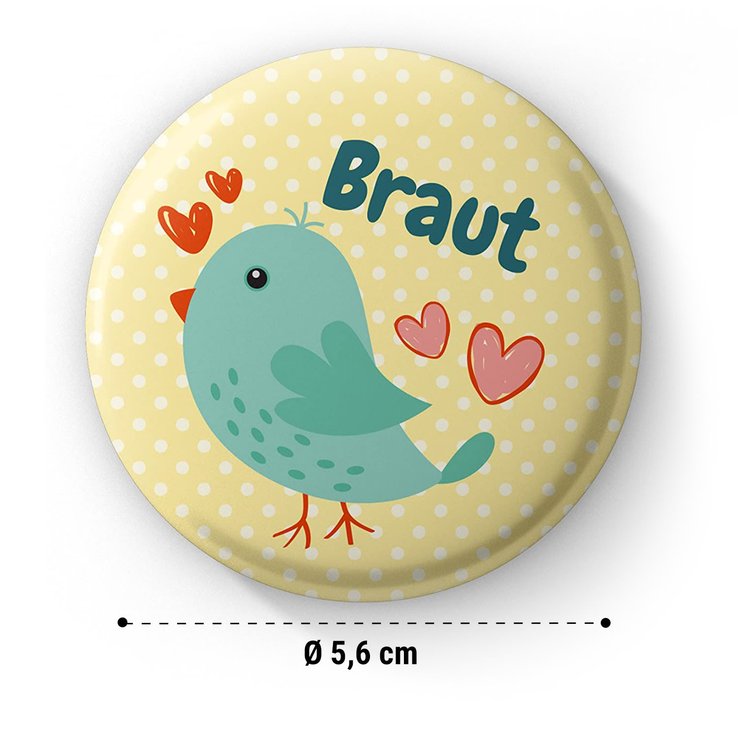 Spielehelden Odznaky Vogel II Dievčenská rozlúčka so slobodou 12 odznakov 5,6 cm extra veľké Darček na dievčenskú rozlúčku so slobodou – Obrázok 5