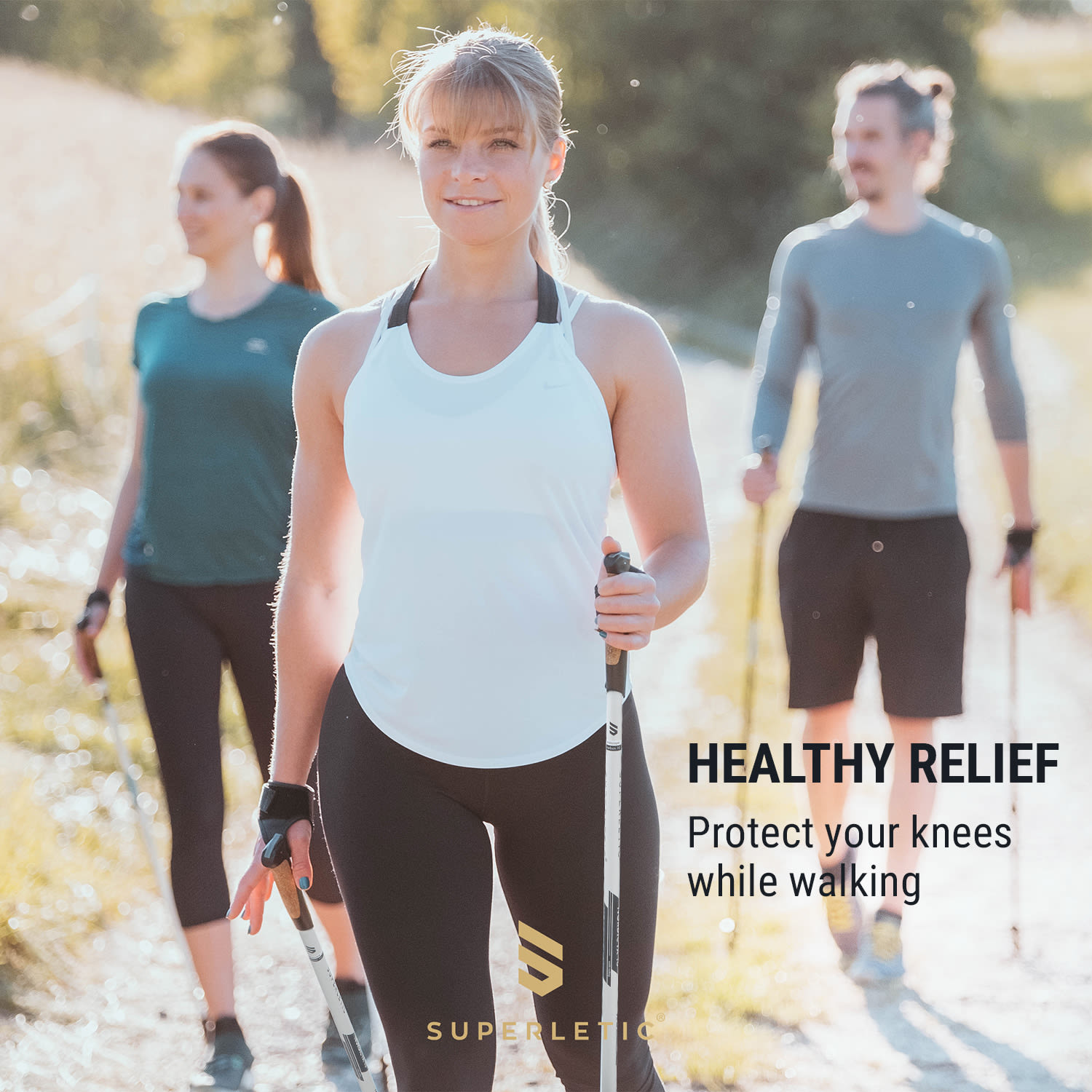 KLARFIT Bilbao TX Essential, palice na nordic walking, 10% uhlík, 100-130 cm, korkové rukoväte – Obrázok 5