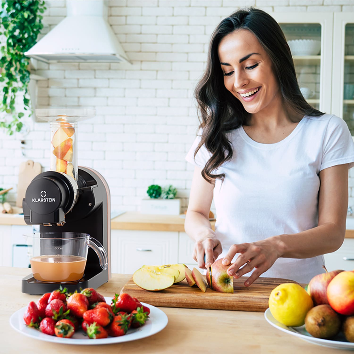 Klarstein Bella Elegance, odšťavovač, 200 W, 400 ml, bez BPA – Obrázok 2