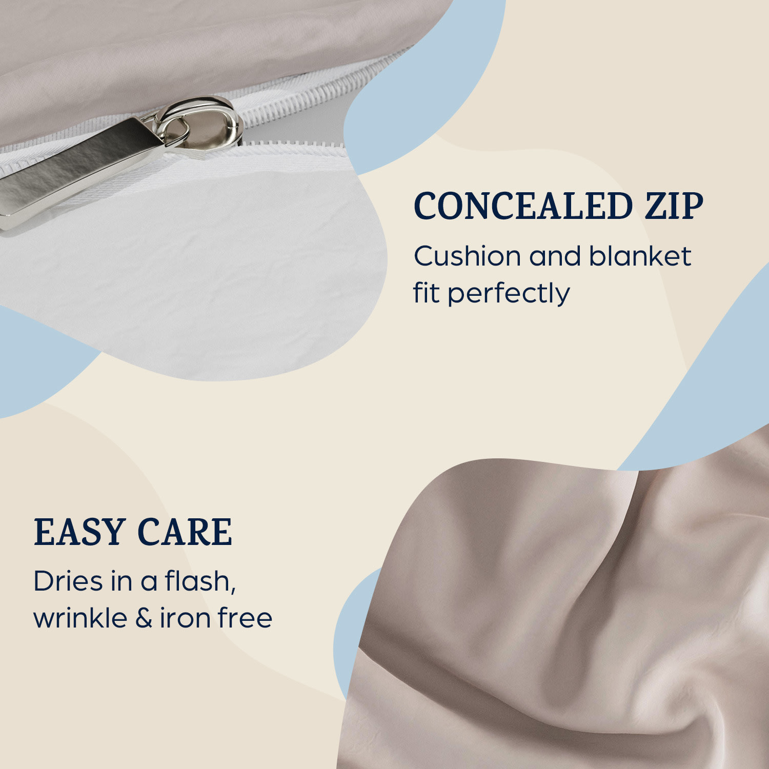 Sleepwise Soft Wonder Edition, posteľná bielizeň, 200x200 cm, mikrovlákno – Obrázok 3