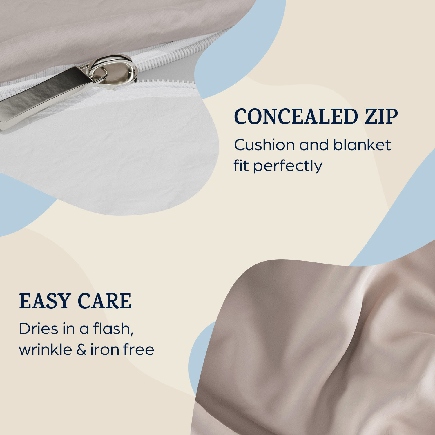 Sleepwise Soft Wonder-Edition, posteľná bielizeň, 240x220 cm, mikrovlákno – Obrázok 3