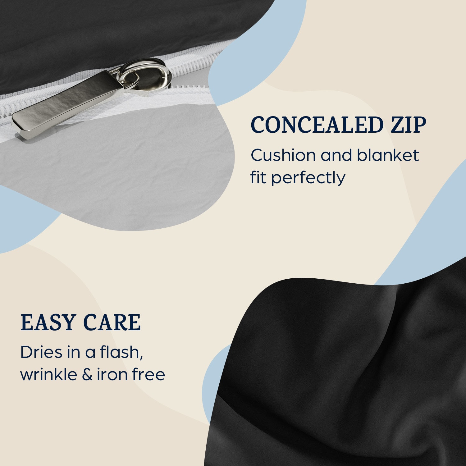 Sleepwise Soft Wonder-Edition, posteľná bielizeň, 240x220 cm, mikrovlákno – Obrázok 3