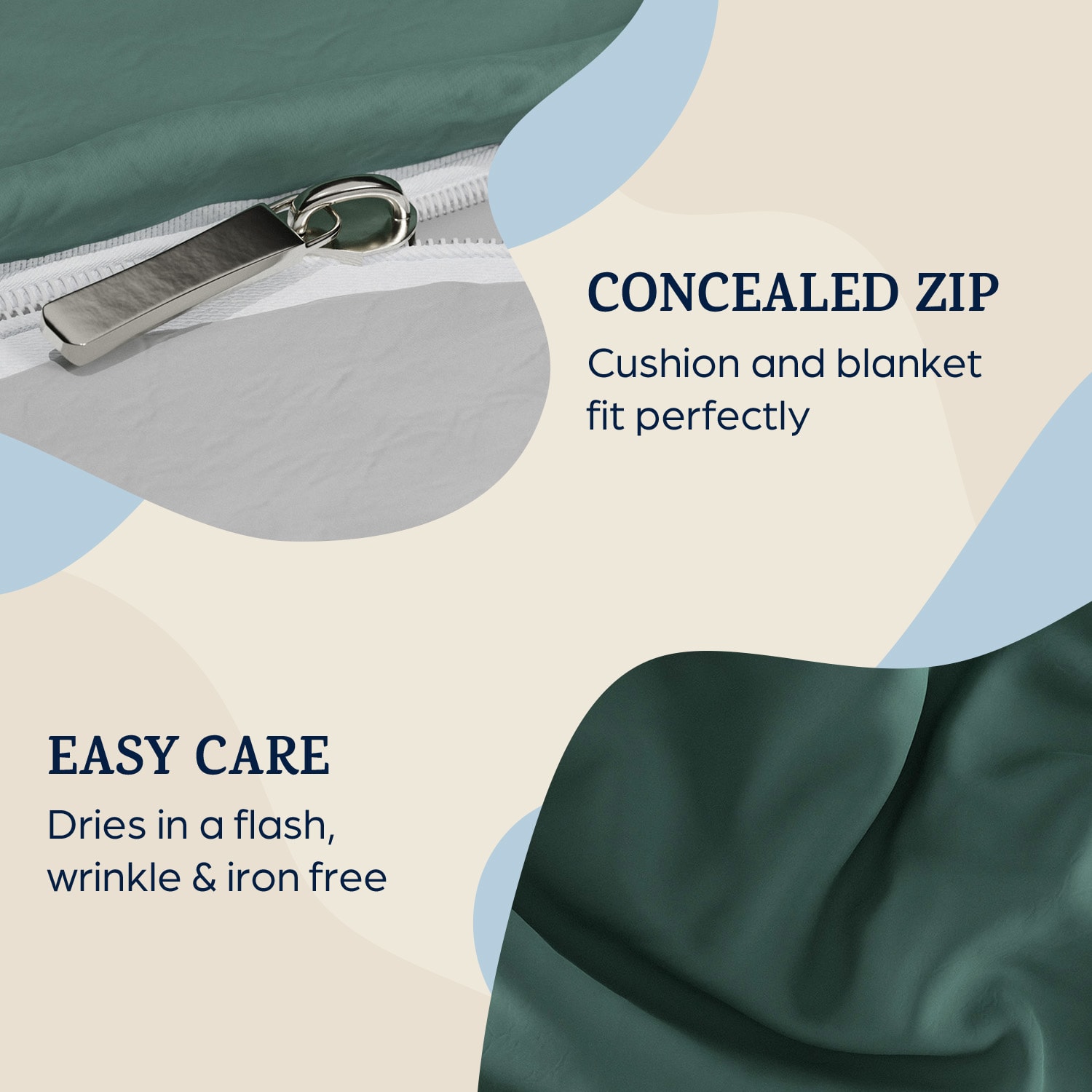 Sleepwise Soft Wonder Edition, posteľná bielizeň, 140x200 cm, mikrovlákno – Obrázok 3