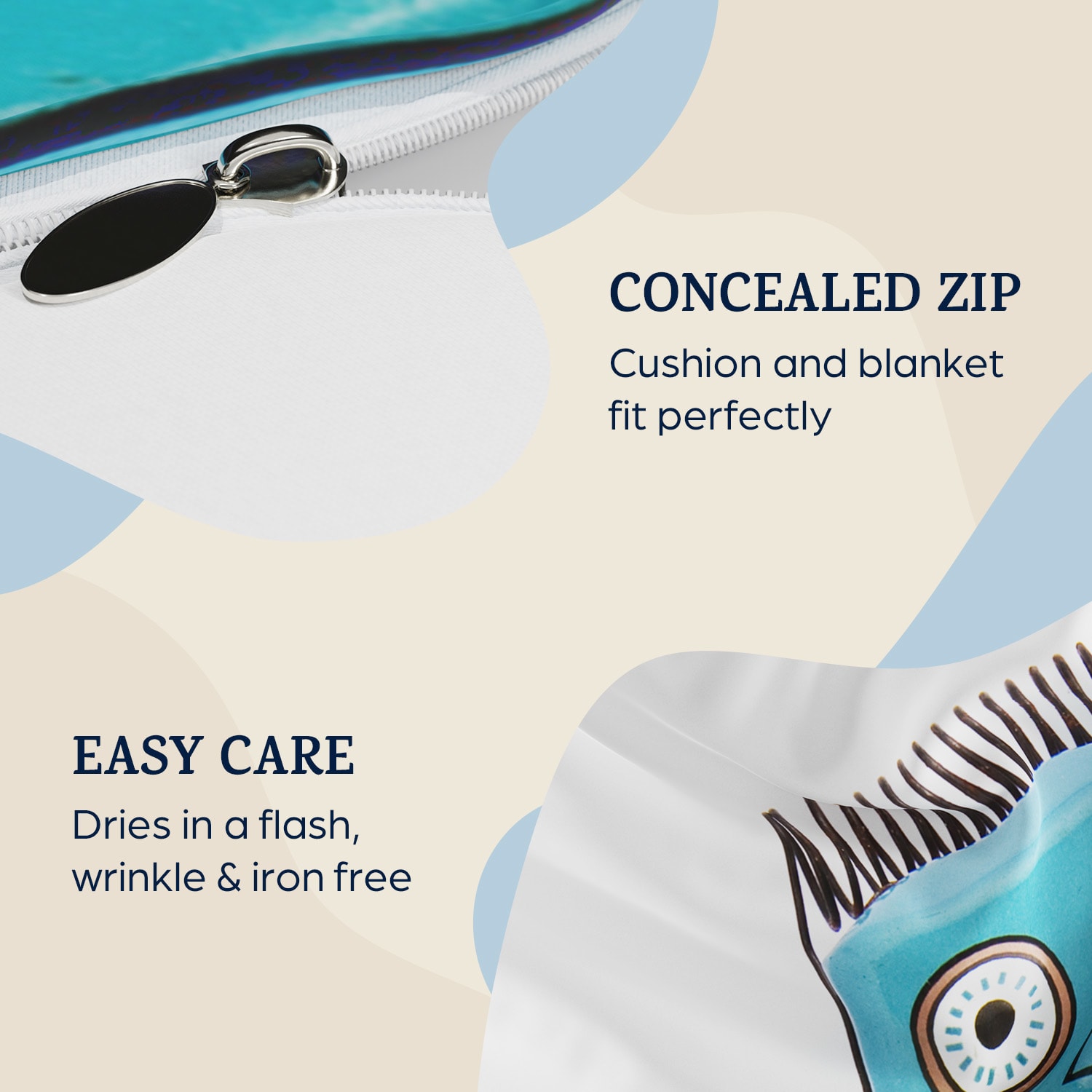 Sleepwise Soft Wonder Kids-Edition, posteľná bielizeň, 140 x 200 cm, 65 x 65 cm, priedušná, mikrovlákno – Obrázok 3