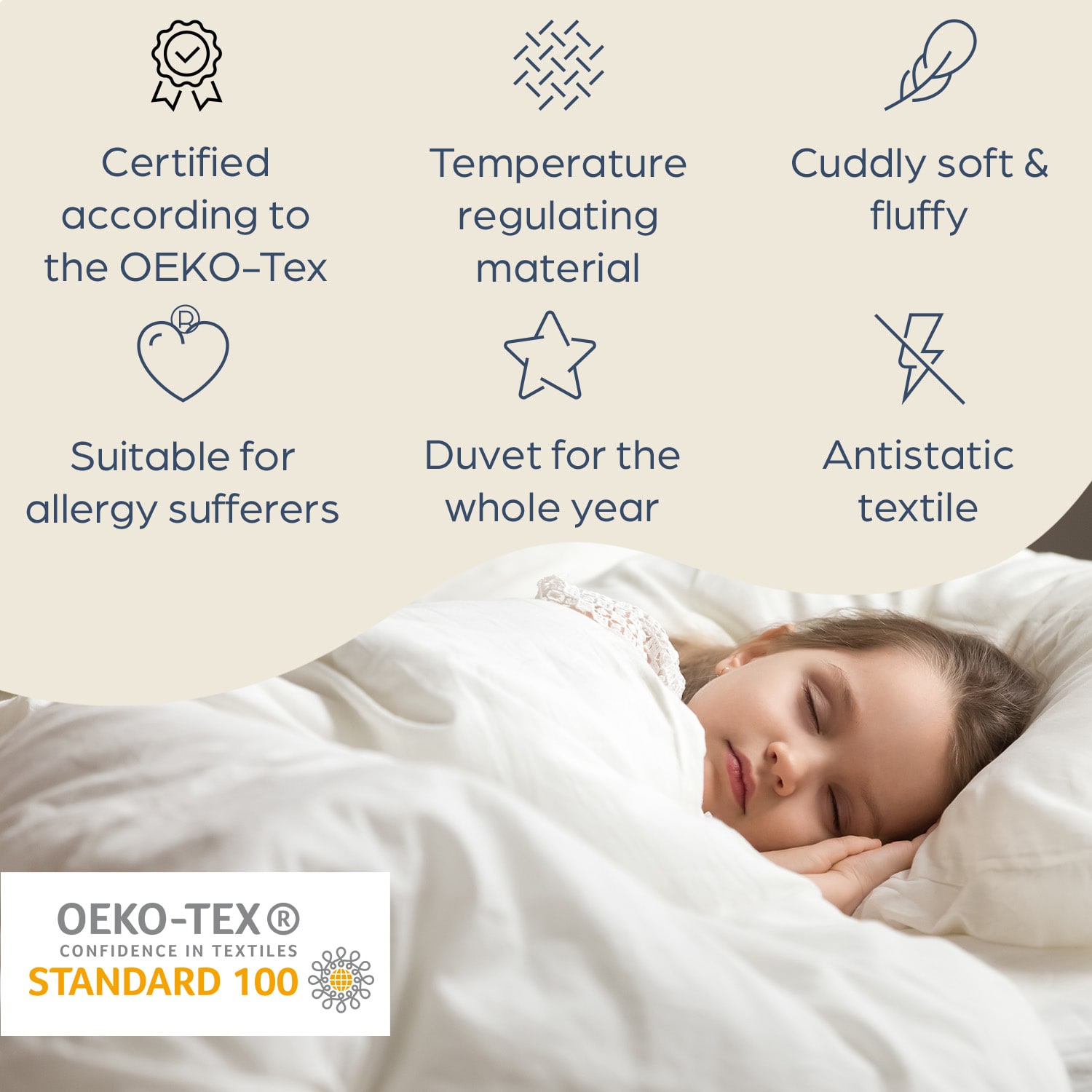 sleepwise, The Cloud, prikrývka, 220 x 240 cm, mikrovlákno, celoročná prikrývka – Obrázok 2