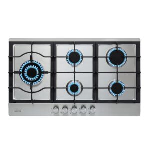 Klarstein Ignito Chef Edition, plynová varná doska, 5 Sabaf horákov, 5 zón, sklokeramika