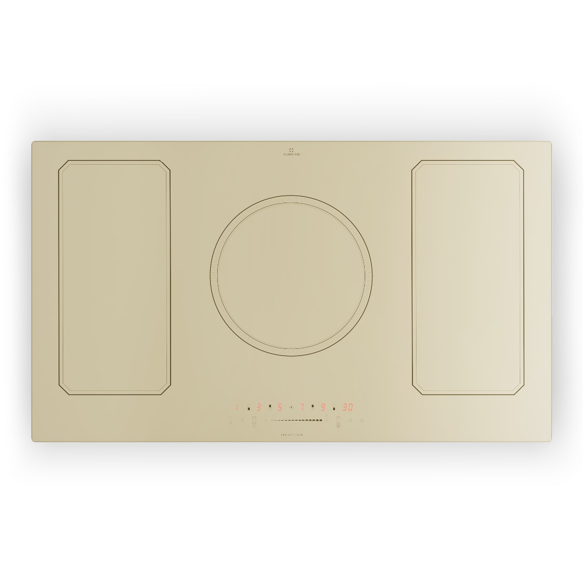 Klarstein Victoria 5 Flex, vstavaná indukčná varná doska, 7400 W, 2 x Flexzone, časovač