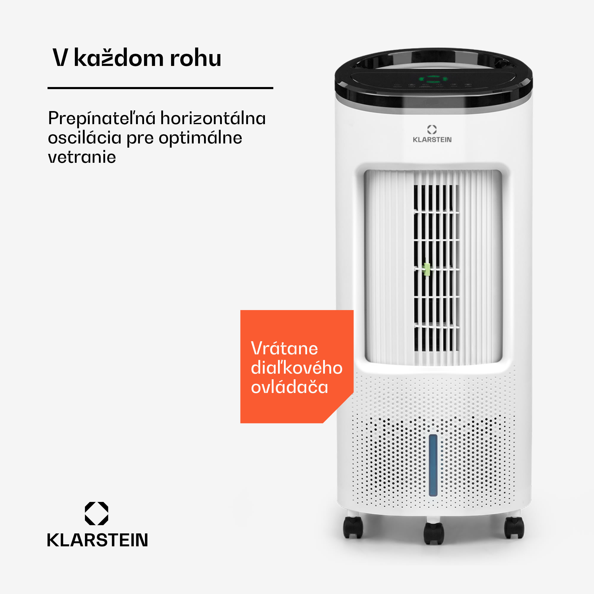 Klarstein IceWind Plus Smart, 4 v 1 ochladzovač vzduchu, ventilátor, zvlhčovač, čistička vzduchu, ovládanie aplikáciou – Obrázok 5