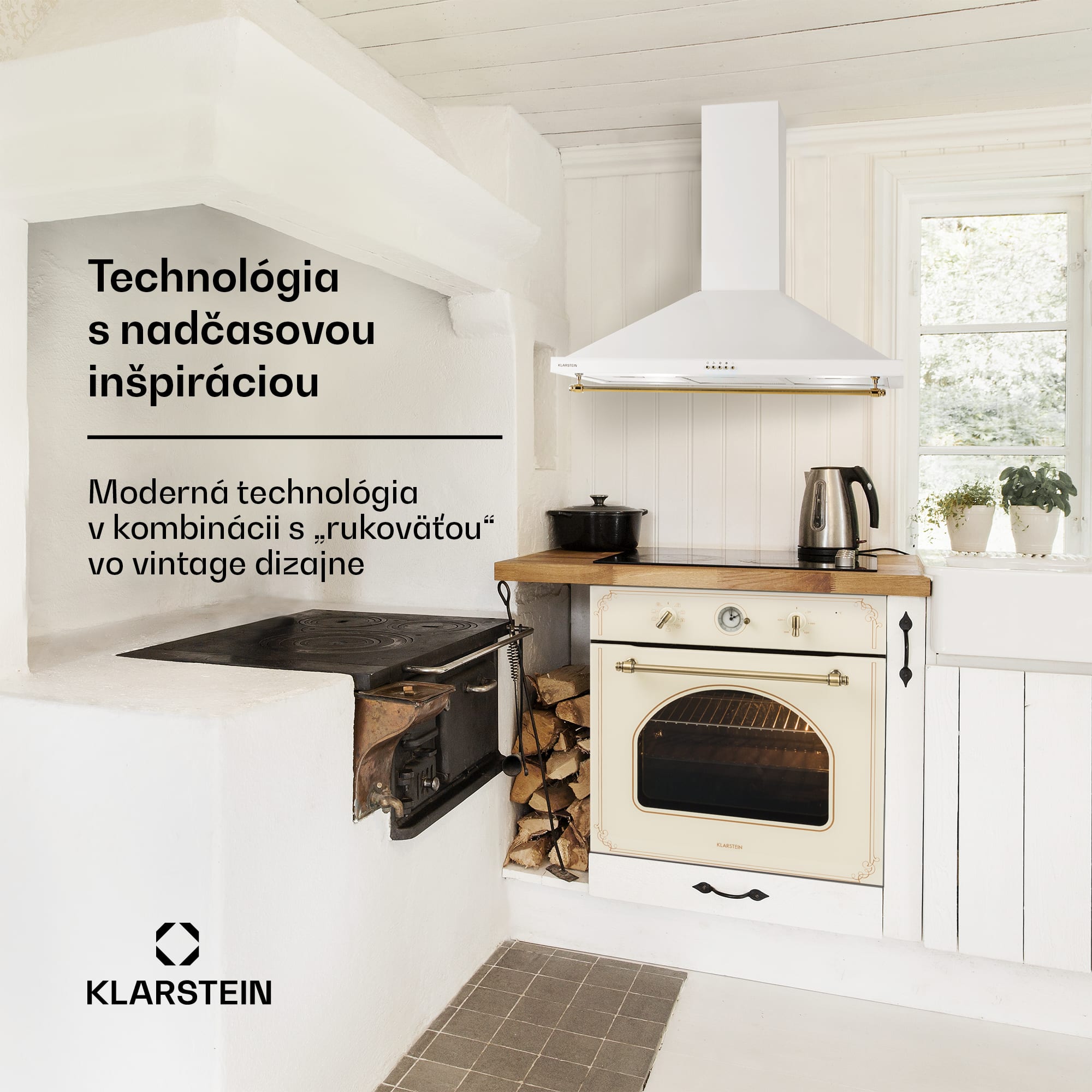 Klarstein Montblanc 90, digestor, 90 cm, nástenný, 610m³/h, LED, lišta, biely – Obrázok 2