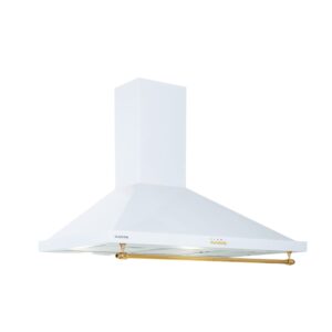 Klarstein Montblanc 90, digestor, 90 cm, nástenný, 610m³/h, LED, lišta, biely