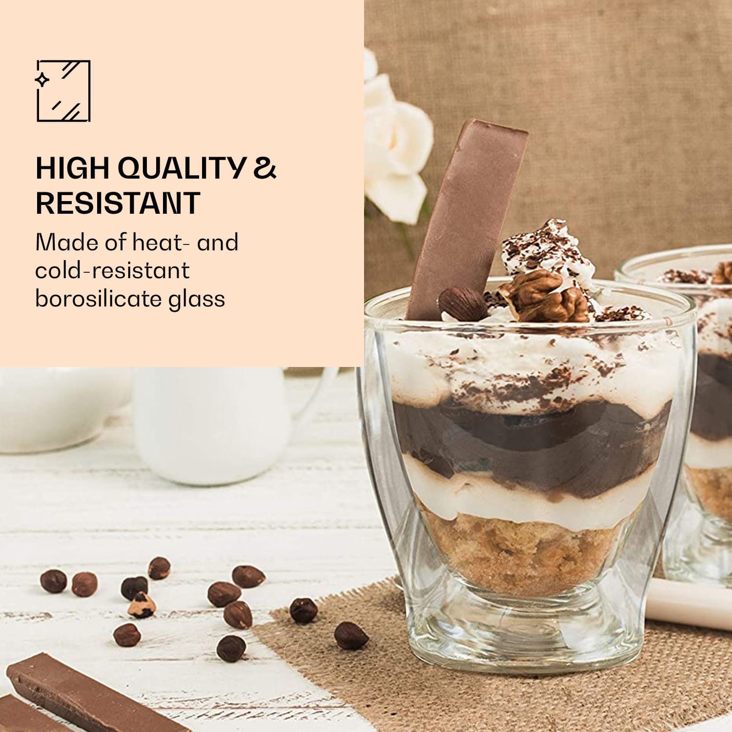 Feelino DUOS, dvojstenný pohár, 200 ml – Obrázok 2