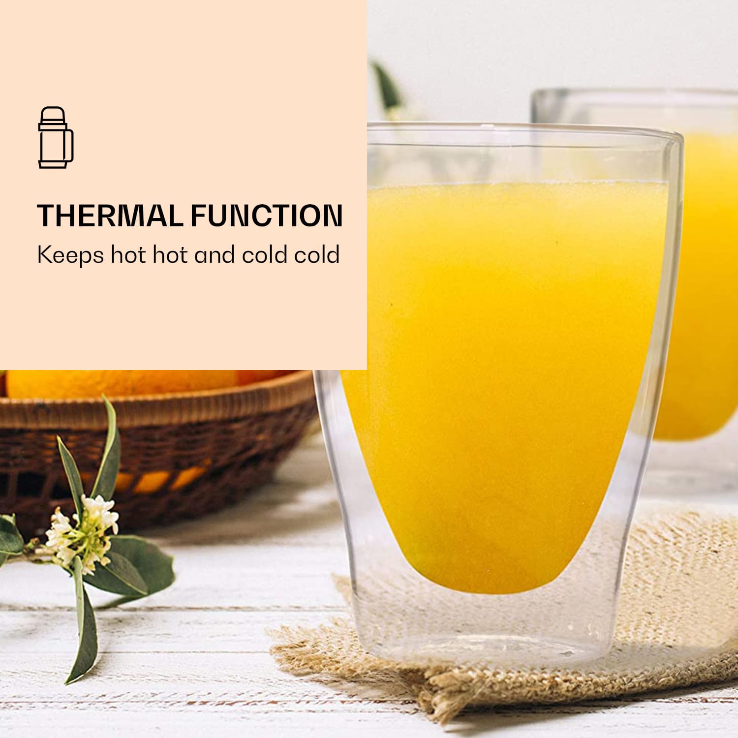 Feelino DUOS, dvojstenný pohár, 310 ml – Obrázok 2