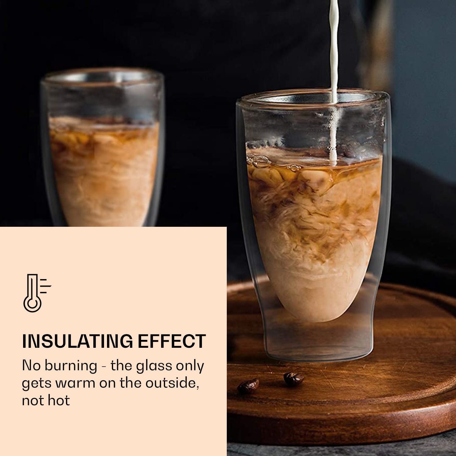 Feelino DUOS, dvojstenný pohár, 400 ml – Obrázok 2