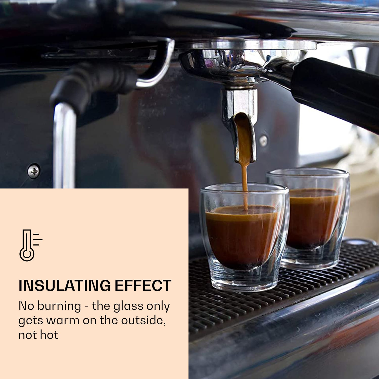 Feelino DUOS, dvojstenný pohár, 200 ml, vrátane lyžičky – Obrázok 2