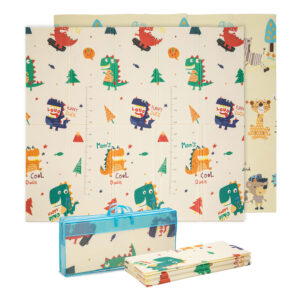 Babify Podložka na hranie, skladacia, 1cm, motív dinosaurus