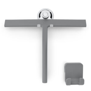 Gütewerk by blumfeldt Blaze Stierka na sprchový kút 28 cm Silikónový kryt Jadro z nehrdzavejúcej ocele Moderný dizajn