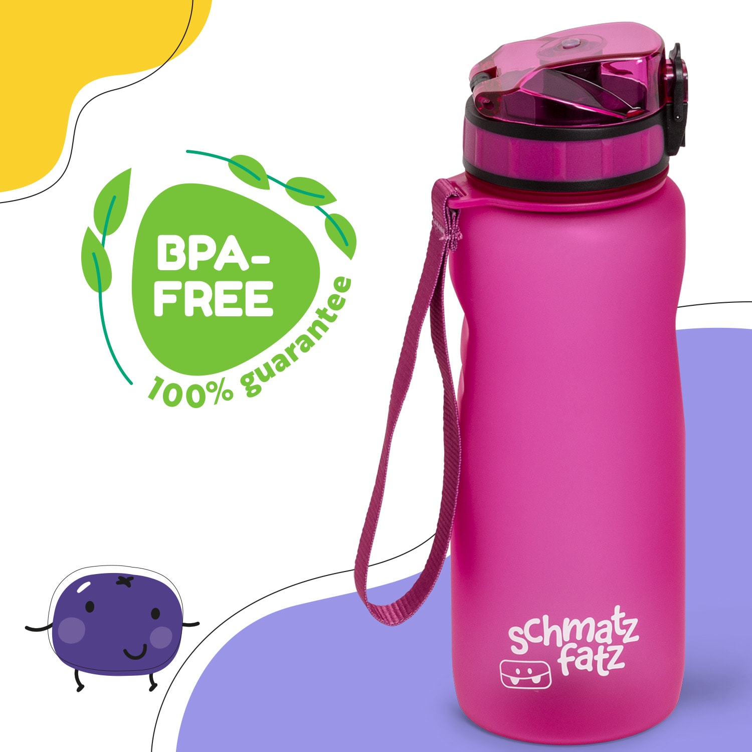 Klarstein Wakaba, fľaša na pitie, 800 ml, Tritan, BPA-free – Obrázok 2