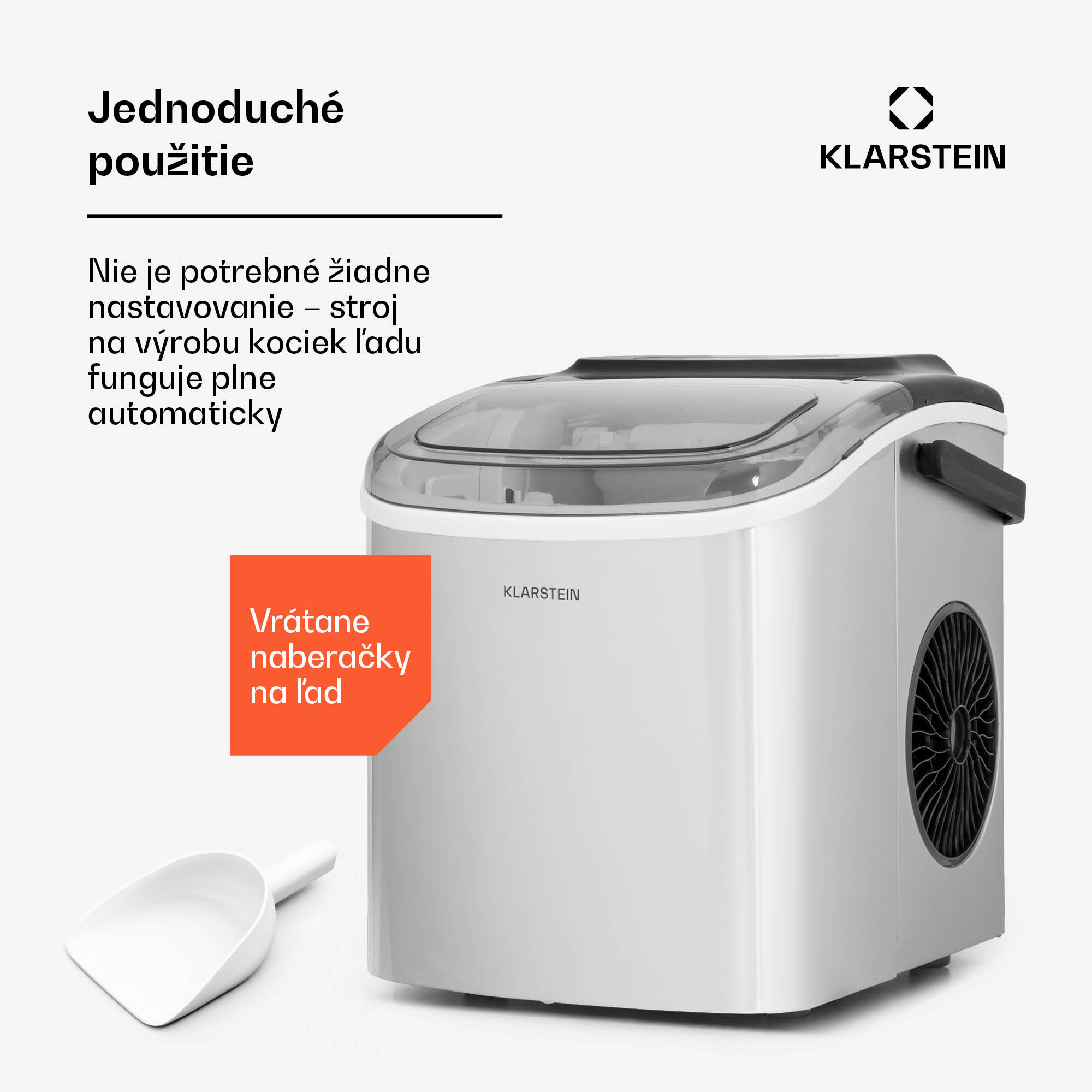 Klarstein Caldwell, výrobník ľadu, 12 kg/24 h, nádrž 1,3 l – Obrázok 4