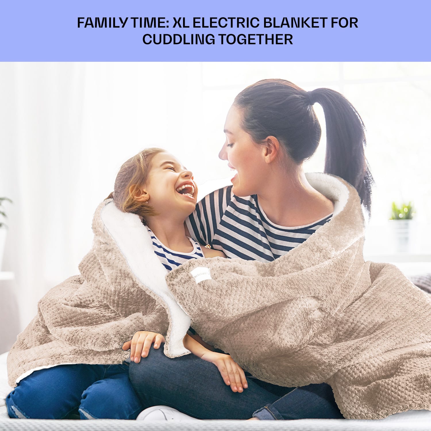 Klarstein DR Watson Deluxe XXL, elektrická deka, 160 W, 9 úrovní ohrevu, 200 x 180 cm – Obrázok 4