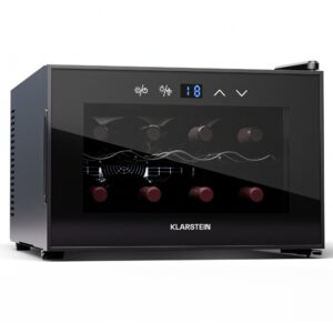 Klarstein Shiraz 8 Uno, vinotéka, 8 fliaš, 8-18°C, dotykové ovládanie