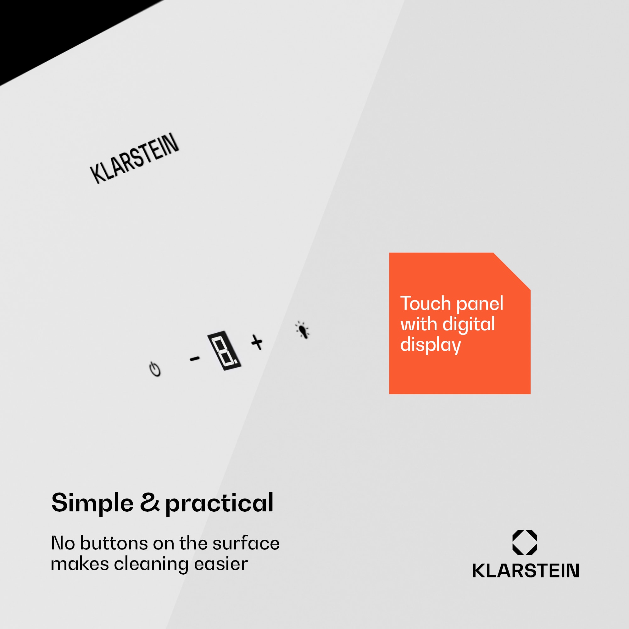 Klarstein Laurel 60, Digestor, 60 cm, odsávaný vzduch: 247 m³/h, LED dotyk – Obrázok 5