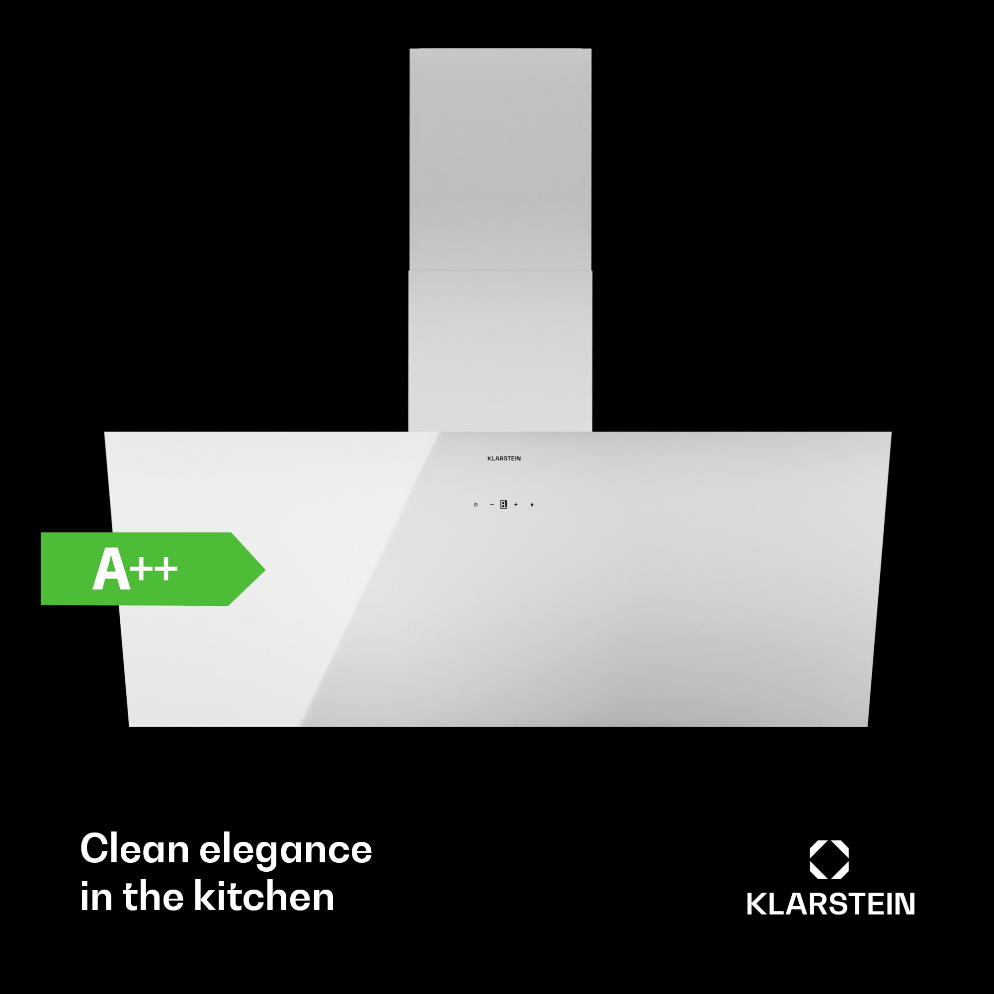 Klarstein Laurel 90, Digestor, 90 cm, odsávaný vzduch: 247 m³/h, LED dotyk – Obrázok 2