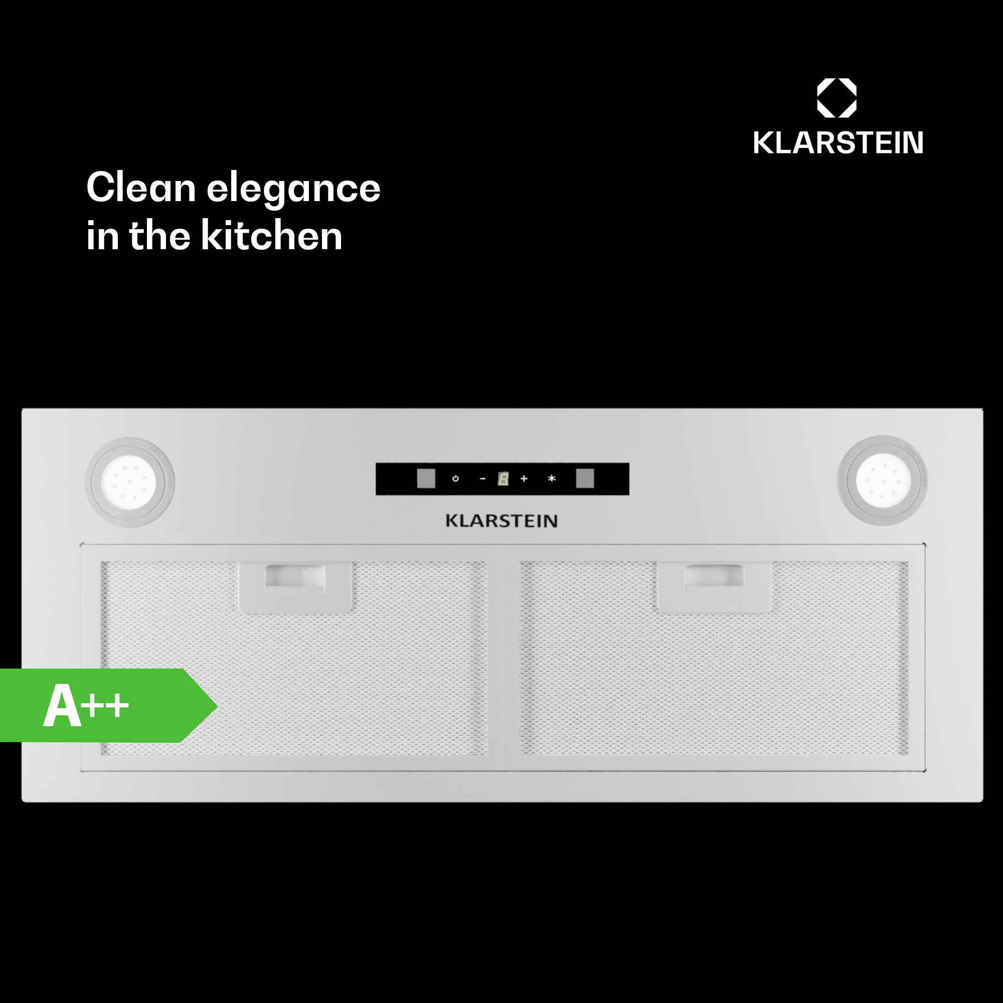 Klarstein Paolo 72 vstavaný Digestor 72 cm 520 m³/h LED Touch A++ – Obrázok 2