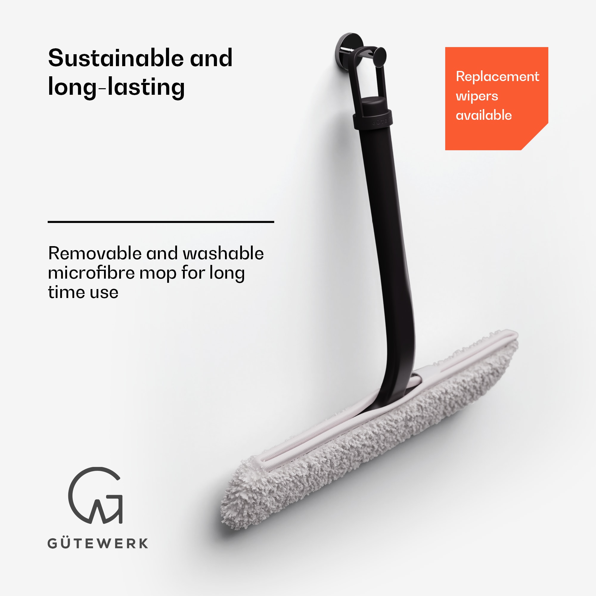 Blaze 2 v 1, stierka na okná, 28 cm, silikónová stierka, obal z mikrovlákna – Obrázok 5