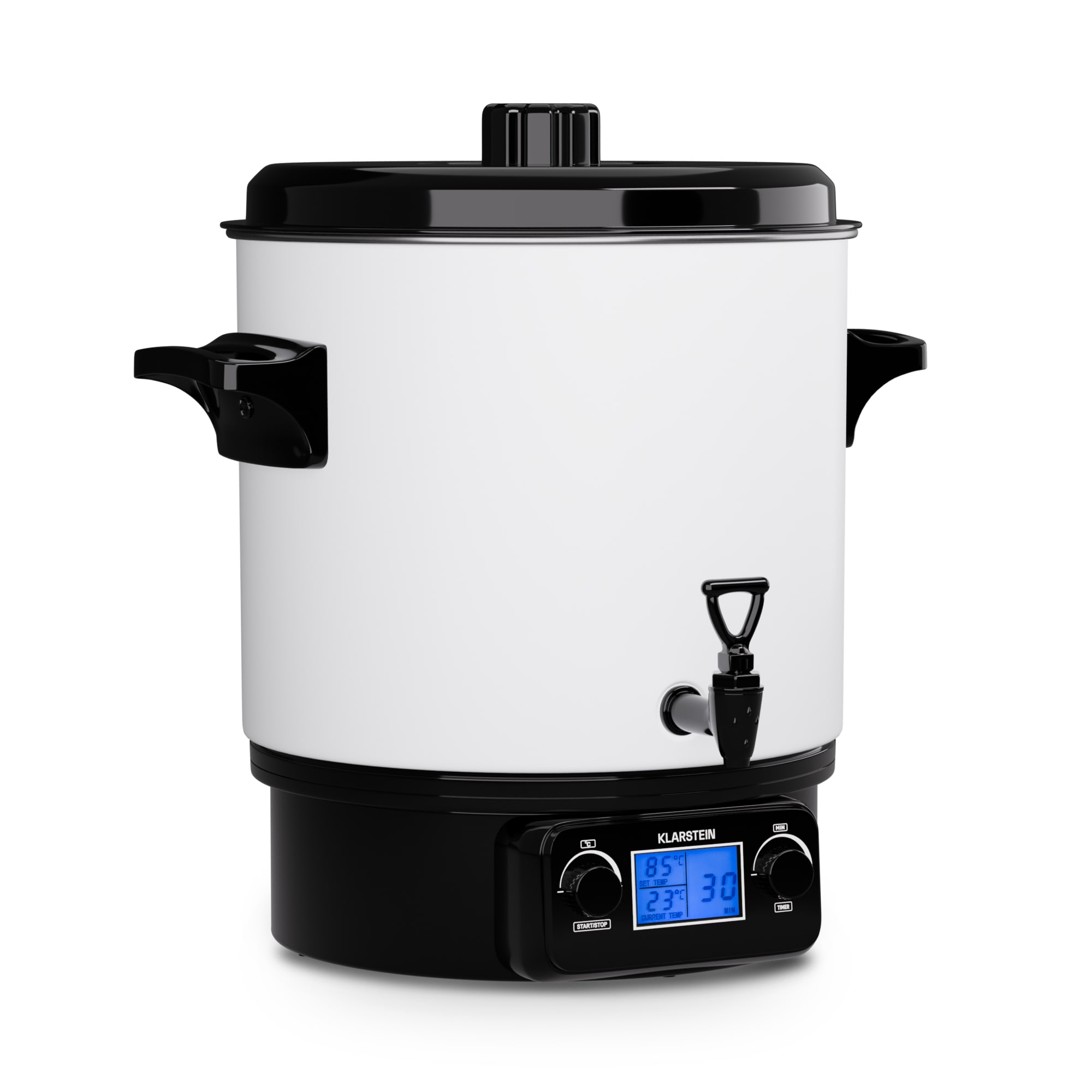 Klarstein Biggie Digital, závarací hrniec, 27 l, 1800 W, nehrdzavejúca oceľ