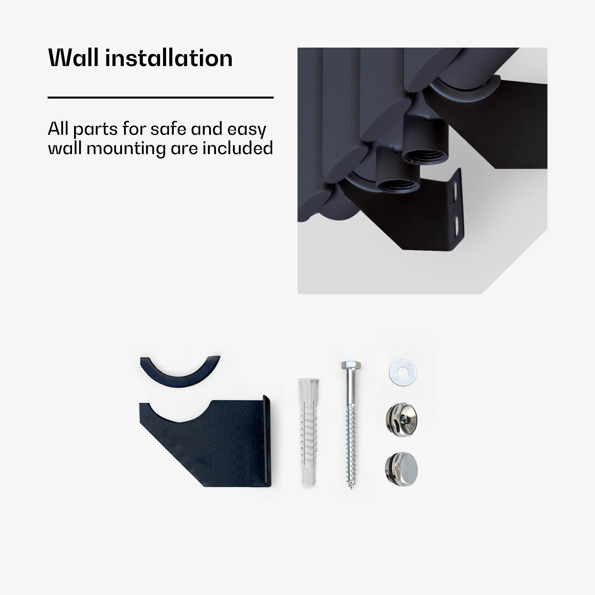 Blumfeldt Tallheo, 47 x 160, radiátor, rúrkový radiátor, 728 W, teplá voda, 1/2 – Obrázok 4