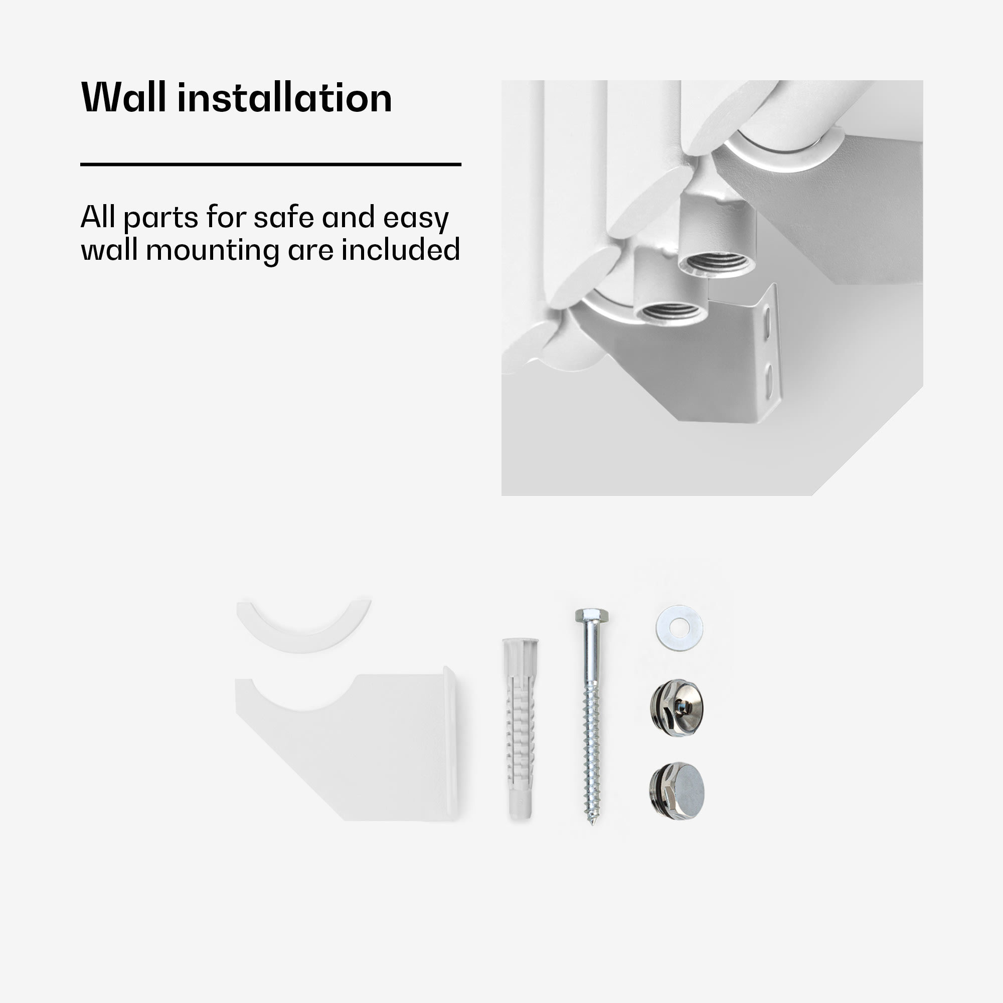 Blumfeldt Tallheo, 47 x 160, radiátor, rúrkový radiátor, 728 W, teplá voda, 1/2 – Obrázok 4