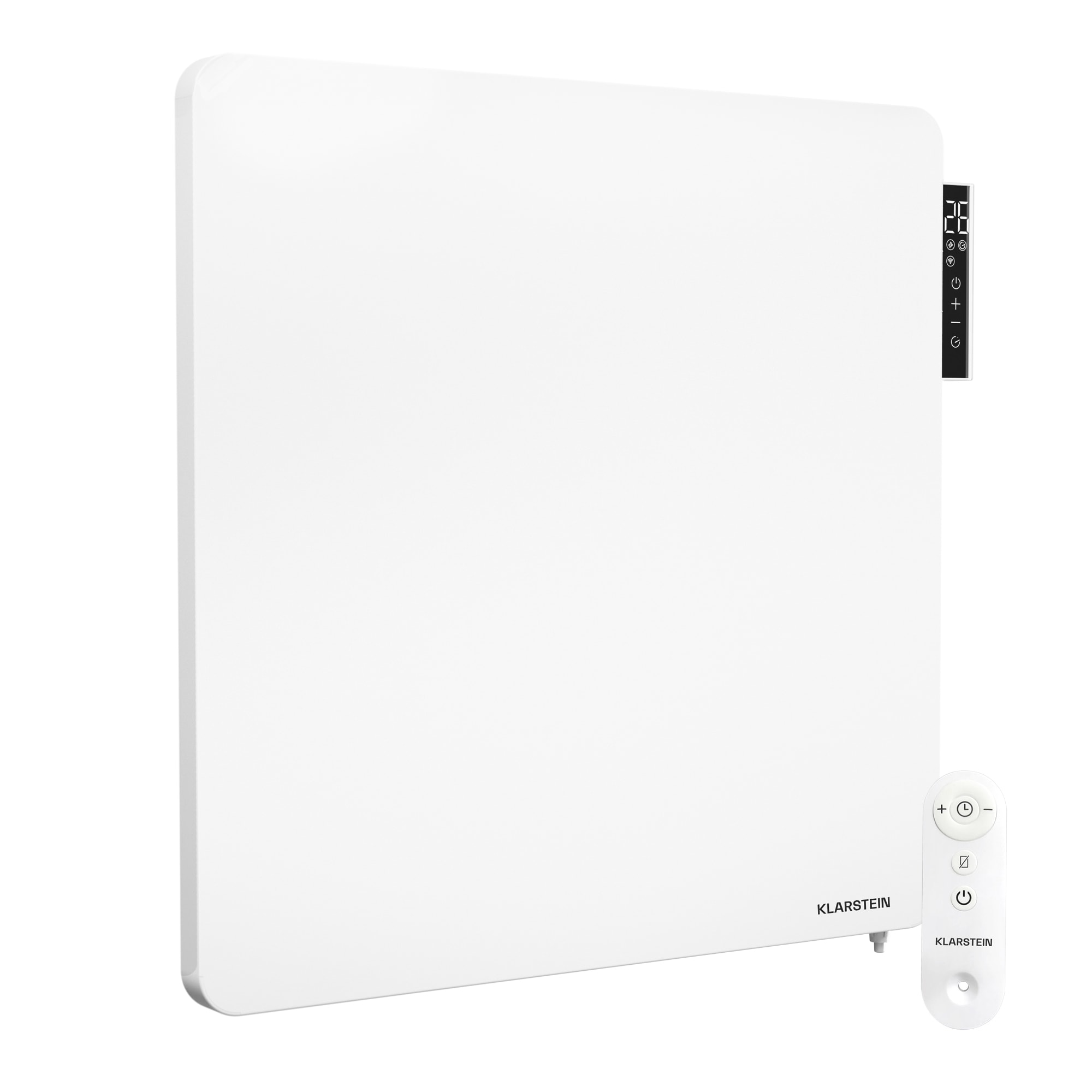 Klarstein Wonderbeam 450 Hybride Infračervený ohrievač 60 x 60 cm 450 W Týždenný časovač Diaľkové ovládanie