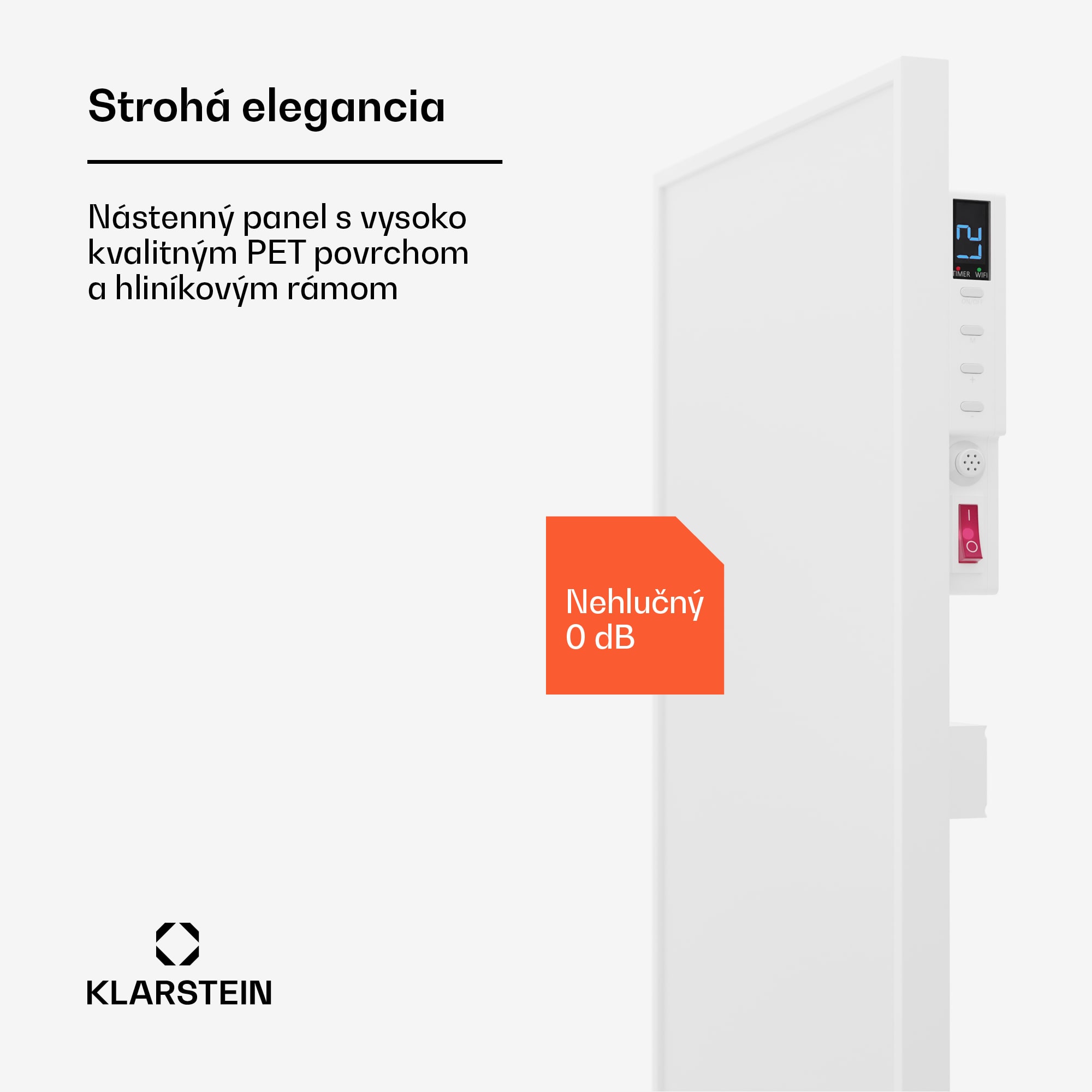 Klarstein Wonderwall Air Smart 320, infračervený ohrievač, 30 x 100 cm, 320 W, aplikácia – Obrázok 4