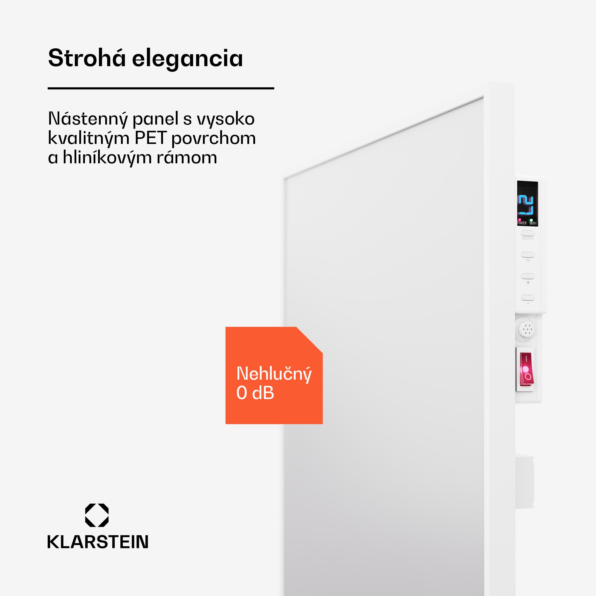 Klarstein Wonderwall Air Smart 480, infračervený ohrievač, 50 x 90 cm, 480 W, aplikácia – Obrázok 4
