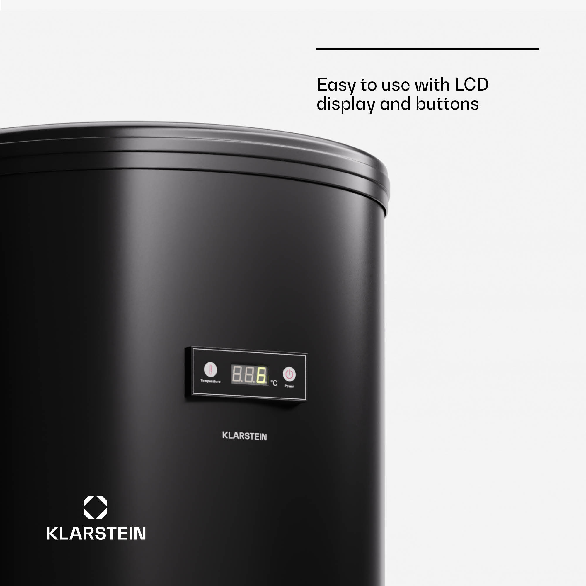 Klarstein Mr. Barbot 75, chladnička na nápoje, barová chladnička, 75 litrov, 0-16 °C, mobilná – Obrázok 5