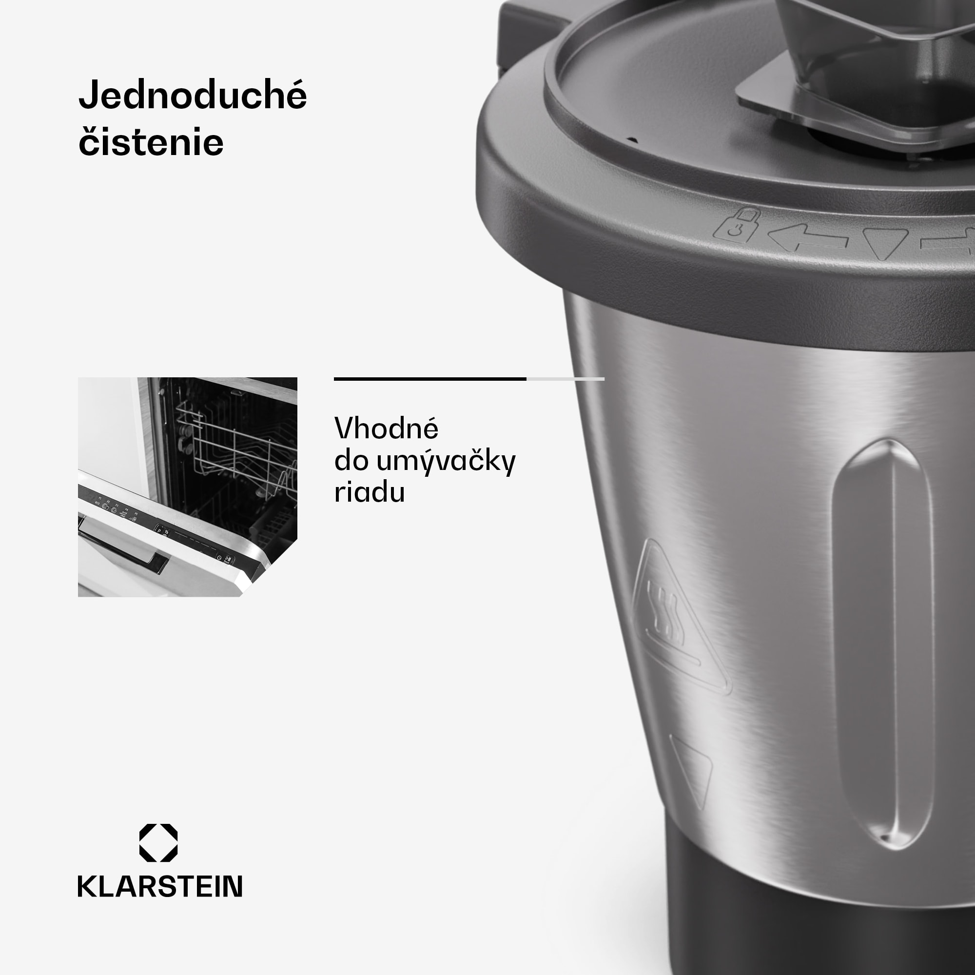 Klarstein Mixovacia nádoba, pre roboty Aria Smart, 3,2 l, príslušenstvo, nepriľnavý keramický povrch – Obrázok 4