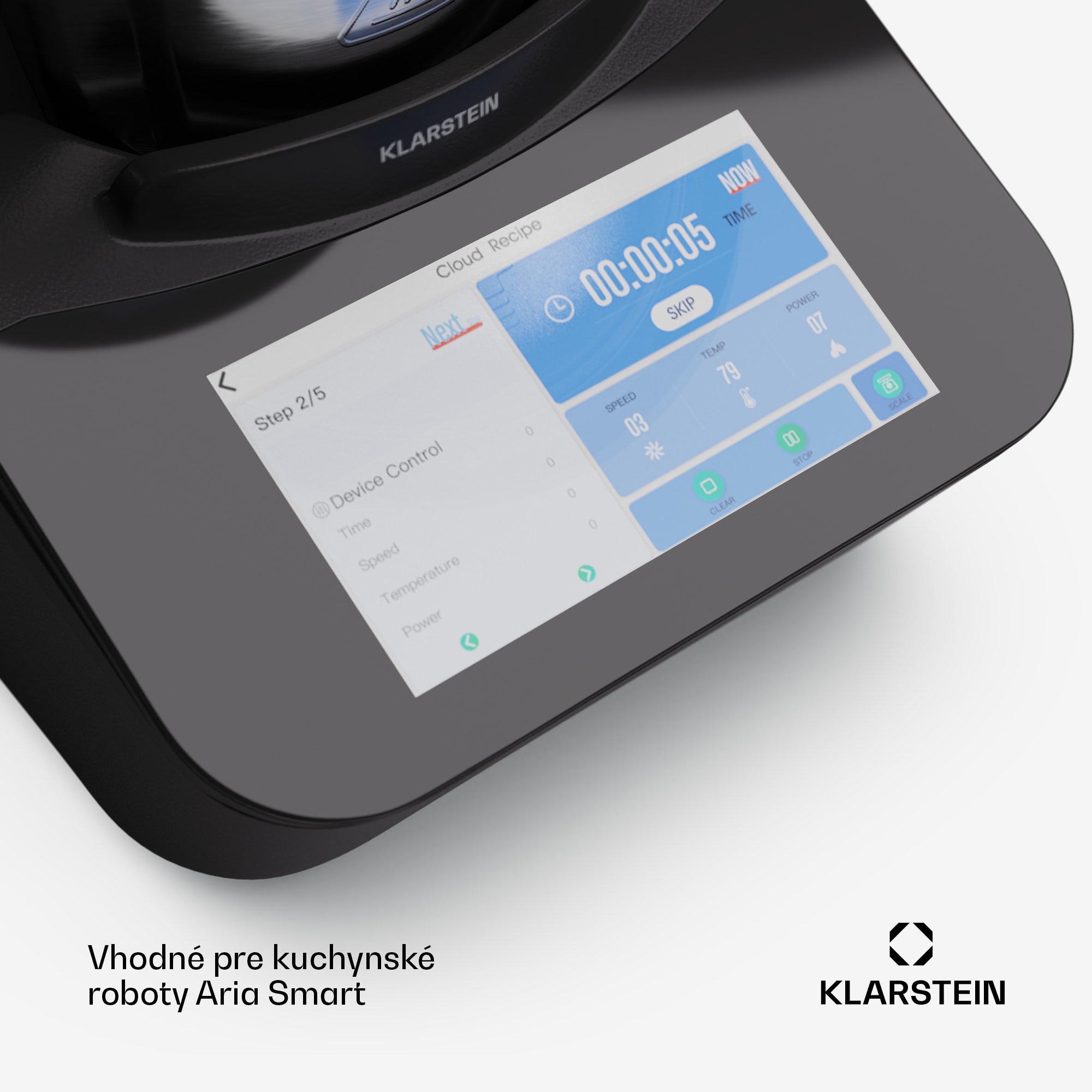 Klarstein Mixovacia nádoba, pre roboty Aria Smart, 3,2 l, príslušenstvo, nepriľnavý keramický povrch – Obrázok 5