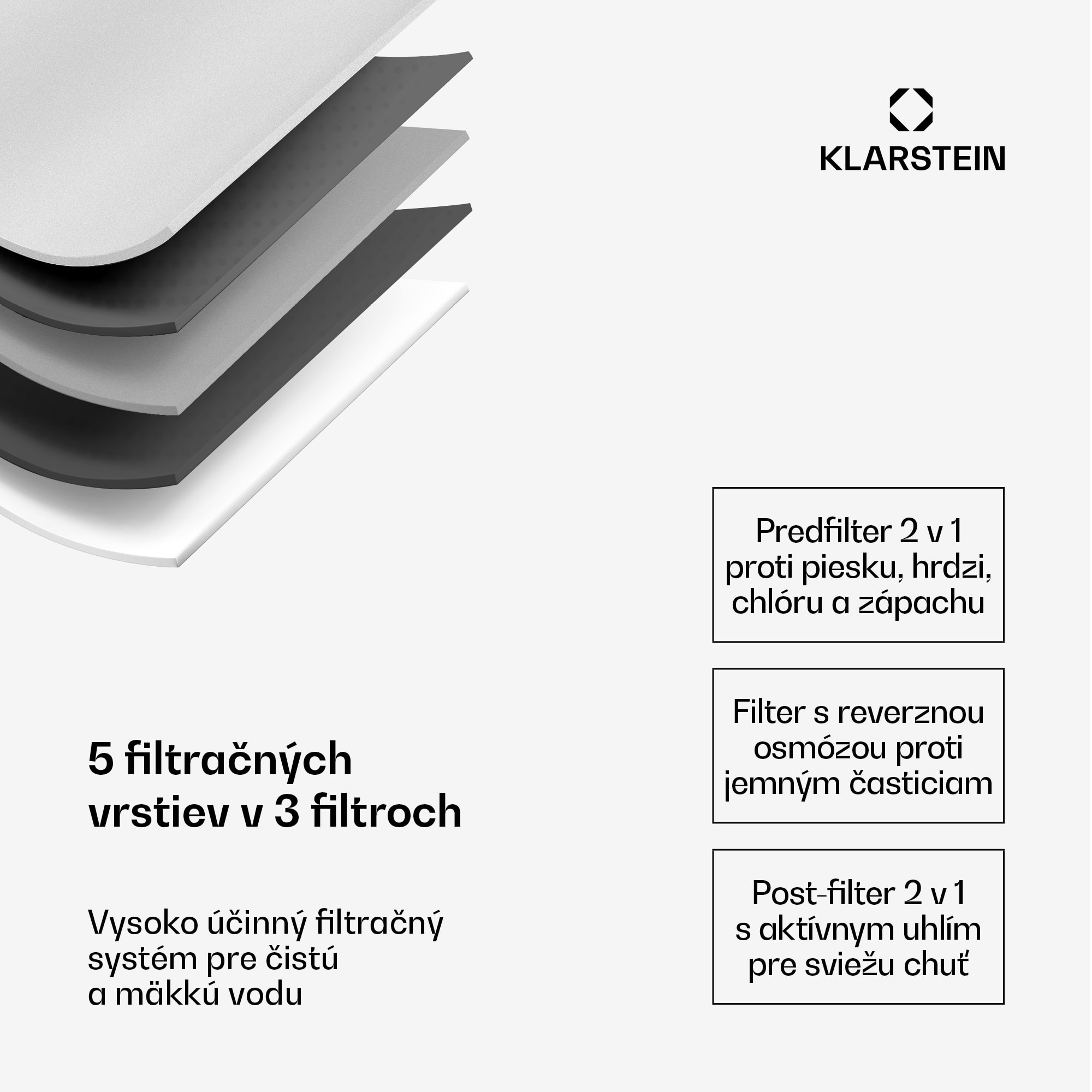 Klarstein AquaLine 3L, čistička vody, 5-stupňová filtrácia, objem 3 l, 6 teplôt vody, čierna – Obrázok 4