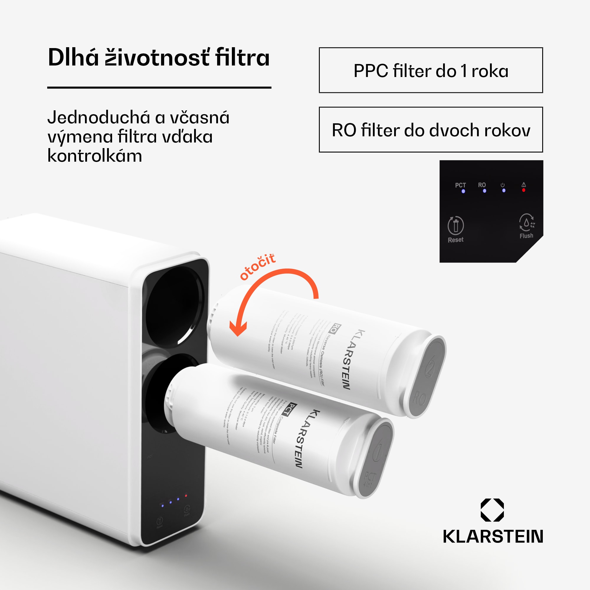 Klarstein PureLine 800, filtračný systém, reverzná osmóza, 800 GPD / 3000 L/d – Obrázok 4