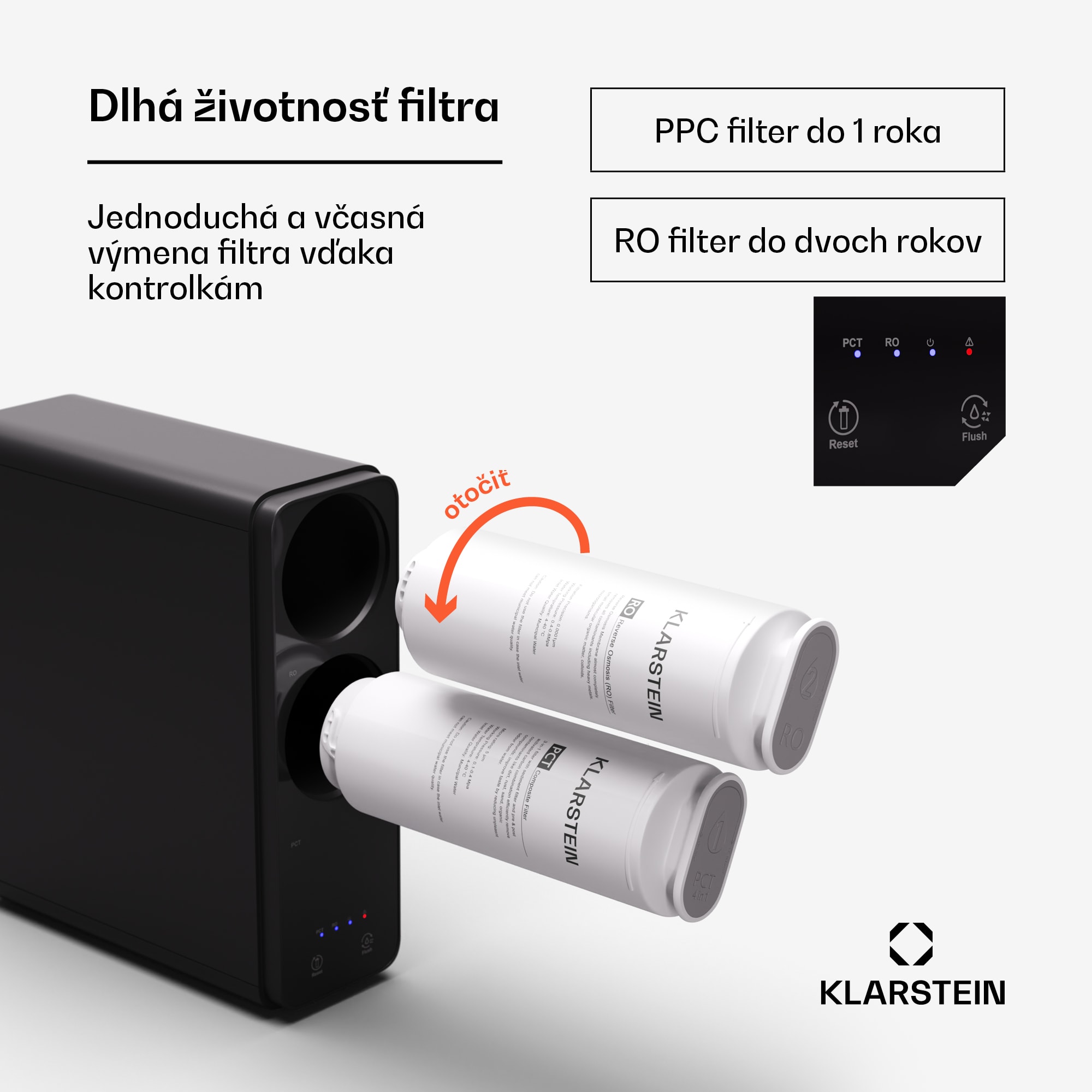 Klarstein PureLine 800, filtračný systém, reverzná osmóza, 800 GPD / 3000 L/d – Obrázok 4